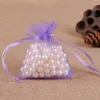 Gift Wrap 100Pcs/lot 7x9 9x12 10x15 13x18CM Organza Bags Jewelry Bag Wedding Drawable Pouches Packaging