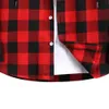 LUCLESAM Uomo Plaid Splicing Felpa con cappuccio Moda uomo Streetwear Classico Flanella Manica lunga Camicie con cappuccio sudaderas hombre 240119