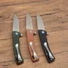 Oferta especial G2402 Cuchillo plegable abatible D2 Hoja de punto de caída satinada Mango de micarta CNC Acampar al aire libre Senderismo Pesca Rodamiento de bolas EDC de apertura rápida Navajas de bolsillo