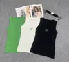 レディースTシャツの服Tシャツタンクカミスアナグラムブロイダー付きタンクトップアホートデザイナーナイロンロウズスーツスポーツウェアフィットネススポーツBR