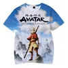 Homens camisetas 2024 Avatar The Last Airbender T-shirt Anime 3D Impressão Streetwear Homens Mulheres Moda Camisa Harajuku Crianças Tees Menino Menina