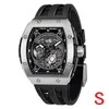 Armbandsur Tsar Bomba316L rostfritt stål Bezel Men's Mechanical Watch Sapphire Crystal Mirror med lysande 50m vattentät