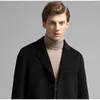 Camisolas masculinas Cashmere Turtleneck para homens 2024 outono inverno suave luz e quente jersey hombre pull homme pullovers de malha