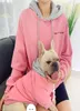 Winter Pet Dog Clothes Owner Pet Clothing for Dogs Hoodie Warm Pet Matching Clothes for Dog Coat Jacket French Bulldog Costume T201307187