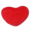 Carpets Lovely Heart Shape Area Rug Carpet Non Slip Absorbent Floor Bath Mat Door Fur Home Decor Anti-Slip Cushion 40 X 30 Cm