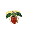 Pierścienie imprezowe pszczoły owocowe wzór przyjęć weselnych Diamentowy metalowy stop na serwetek Bu klamra