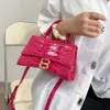 Primavera/verão novo ombro único crossbody portátil capaz coreano mini quadrado saco feminino estilo perfumado 2024 78% de desconto na loja atacado