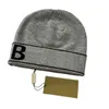 Czapki czapki/czaszki designerskie czapki na dzianinowe czapki popularne zimowe kapelusz klasyczny litera gęsi dzianina G-4
