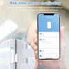 Smart Home Control WiFi Zigbee Door Winidow Sensor Tuya Life App Öppen/Stängd detektor Magnetiskt arbete med Google Alexa