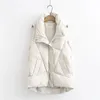 HWL Winter Autumn Plus Size Down Puffer Vest Women CasualSleeveless jacket Long Bodywarm waistcoat Sleeveless 240123