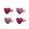 Dog Apparel Cute Hair Clips Hairpins Barrette Heart Shape Pet For Puppy Bows Grooming Accessories