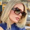 Sonnenbrille Klassische, übergroße, quadratische Sonnenbrille für Damen, neue modische schwarze Panther-Sonnenbrille für Damen, Farbverlauf, Retro, großer Schatten, UV400, J240202