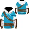 Legend Of Zelda Fashion Hoodie Link Hoodie Set Autumn And Winter Long Sleeved Hoodie Cosplay Costume 14