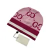 Designer beanie muts herenpet trendy warme muts winter nieuwe gebreide wollen muts luxe gebreide muts W-8