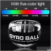 Power Wrists LED Powerball Gyroscopic Wrist Ball Selbststartender Gyro für Arm- und Handmuskeltraining Übungsstärkungsgerät 231007 Dro Dh81R