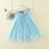 Meisje Jurken Party Formele Meisjes Kinderen Paarse Bloem Vestidos Mode Kinderkleding Voor 4 6 8 10 12 Jaar AKF164099