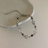 Bracelets de charme à la mode simple bracelet étoile à cinq branches strass filles Y2K réglable femmes bijoux de mode cadeau d'anniversaire