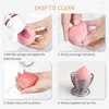 Makeup Brushes 4pcs Sponge Blender Set Dry And Wet Cosmetic Puffs Foundation Powder Puff Combined Portable Beauty Egg Tool