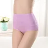 Kvinnors trosor 3st/Lot Cotton Underwear Girls Briefs Sömlösa Sexiga underkläder Panty Kvinnlig tryck underpant för kvinnor plus storlek