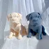 Strumenti artigianali Boxer Cucciolo Stampo per candele Cuccioli di animali Cera di soia Stampo in silicone Amante dei cani Decorazioni per la casa