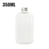 Vattenflaskor engångsglas Maggie Bottle Flat Plastic Milk Tea Portable Drink Cup Home Transparent dryck Drink