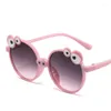 Lunettes de soleil mignonnes pour enfants, filles et garçons, pour fête d'anniversaire, Protection UV400, lunettes de dessin animé, cadeaux amusants pour vacances à la plage