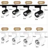 Luzes de pista Conjunto completo de luz de pista LED 220v Spot de teto COB Lâmpada de parede 12/20/30 / 40W Spotlight Rail Light Fixture para casa, cozinha, loja YQ240124