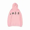 Designerkläder mode tröjor Palmes Angels Broken Tail Shark Letter Flock Brodery Loose Relaxed Men's Women's Hooded tröja Casual Pullover Jacket G7