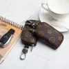 2024 Designer men Universal Car Key bags Case unisex Male Genuine Leather Key's Holder Women Zipper Smart Keychain Cases Cars Keys Pouch Bag Wallets