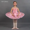 Stage Wear Pale Pink Velvet Bodice Professional Ballet Dance Tutu Costume For Girls And Women Performance Ballerina Tutus BLL232