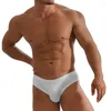 Majo Underpants Modal Modal Biecid Niski talia seksowne oddychające ciało kształtowanie ciała solidne sporne spodnie męskie majtki