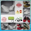 Casual Platform Half-pack pantoffels zomer sliders heren dames Graffiti Bone White slides sandalen slip slijtvast geheugen zacht dik kussen slipper