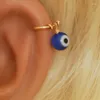 Dangle Oorbellen Handgemaakte RVS Evil Eye Helix Hoop Kraakbeen Piercing Neusring