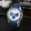 Fashion OS AAA Uhr für Männer Quarz Apollo Business Titanium Edelstahl -Gurt Trend Kalender Freizeitherziger Uhren hohe Qualität