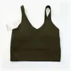 23 Yoga outfit lu-20 u typ tillbaka anpassning tank tops gym kläder kvinnor avslappnad löpning naken tät sport bh fitness vackra underkläder väst 33 nderw hög nderwear