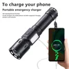 Flashlights Torches Diving Torch Outdoor Camping LED 조명 USB 충전 강력한 장거리 장거리