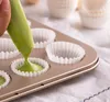 Moules de cuisson Entiner 24 tasse de mini-pans bundt plateau de moule petit moule à cupcakes paliers de muffins en or