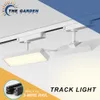 Luci da binario 24W LED SPOT Sistemi di illuminazione a binario Lampada a binario industriale a 2 fili per negozio di abbigliamento Illuminazione a binario YQ240124