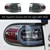 Für Toyota FJ Cruiser LED Rücklicht 07-20 Hinten Lampe Bremse Reverse Parkplatz Laufende Lichter Dynamische Streamer Drehen signal Rücklicht Montage