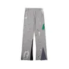 Mens Galerias Dept Letter Homens Mulheres Vintage Los Angeles Calças Corredores Sweatpant Graffiti Print Sweatpants Pantalon Splash Ink Jogger Tech Fleece