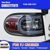 Für Toyota FJ Cruiser LED Rücklicht 07-20 Hinten Lampe Bremse Reverse Parkplatz Laufende Lichter Dynamische Streamer Drehen signal Rücklicht Montage