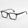 Optiska glasögon för män Kvinnor Retro Designer NN-118 Fashion Sheet Glasses Acetatram Detaljerad elasticitet Square Style Anti-Blue Light Lens Plate with Box