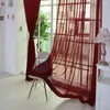 Curtain Small Door Curtains 1 Pcs Color Tulle Window Drape Panel Sheer Scarf Room Cooling