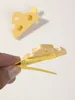 Hair Accessories 2Pcs Clip Cute Yellow Cheese Claw Stylish Small Clips Perfect For Girls Kawaii