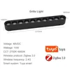 トラックライトZigbee Tuya Magnetic Track Light Fixtuter Dimmable Ultrathin Rail Spot LED 48V天井ランプ折りたたみ式ライトYQ240124