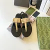 11 Farben Neue Mule Flip Flops Loafer 10a Qualität Damen Luxus Herren Leder Flache Strandrutsche Designer Slipper Zehenstegsandalen Herren Freizeitschuh Sommer Sliders Mädchen Geschenk