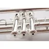 Stradivarius Bb Trumpet AB 190S silver plated musical instrument New Trumpet mouthpiece professional grade