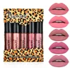 Soft Matte Lip Cream LipGloss Lippenstift Vintage Long Lasting Gloss Farben ein Satz 5 Stück Großhandel