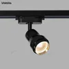 Luzes de pista led buraco livre única lâmpada teto downlight sala vinho armário pista luz fundo parede holofotes cd50 w07 yq240124