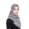 민족 의류 원피스 Amira 무슬림 여성 인스턴트 스카프 히잡 터번 이슬람기도 Niqab Nikab Pull on Ready Made Headscarf Wrap